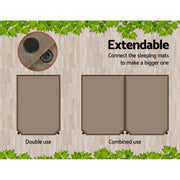 Danoz Camping - Weisshorn Self Inflating Mattress 10CM Camping Sleeping Mat Air Double Coffee - danozdirect