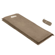 Danoz Camping - Weisshorn Self Inflating Mattress Camping Sleeping Mat Air Bed Single Coffee - danozdirect
