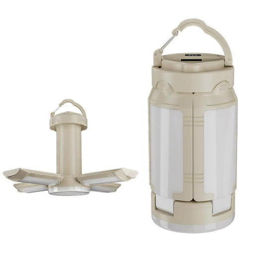 Danoz Camping - White Foldable LED Camping Lantern with 6 Modes & Type - C Output - 48LED, IPX4 Waterproof, 3 Styles - danozdirect