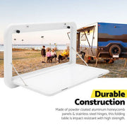 Danoz Caravan Table Folding Picnic Camping Motorhome Outdoor Tables Locked 800x450mm - danozdirect