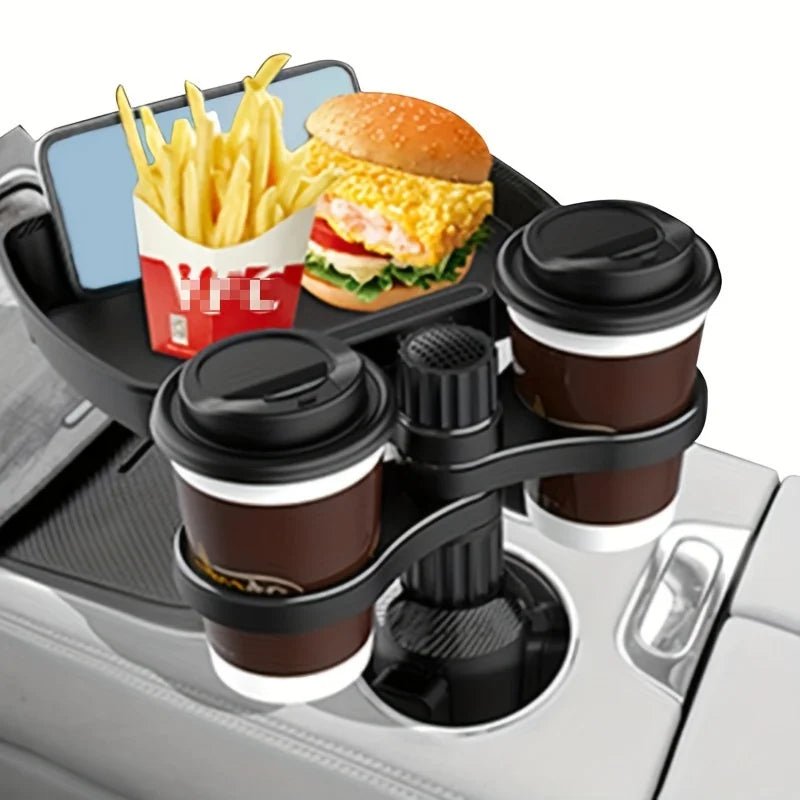 Danoz CarSmart multi Holder Tray - Expander - 3 In 1 Detachable Food Table Tray With Solid Base - Road Trip Essentials Accessories - Just In! - danozdirect
