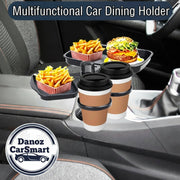 Danoz CarSmart multi Holder Tray - Expander - 3 In 1 Detachable Food Table Tray With Solid Base - Road Trip Essentials Accessories - Just In! - danozdirect