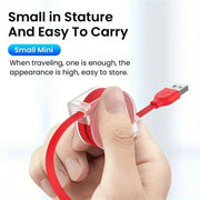 Danoz ChargeSmart - 3 - in - 1 Retractable Data USB Cable Fast Charging For iPhone Type - C Micro USB - Buy 1 Get 1 Free! - danozdirect