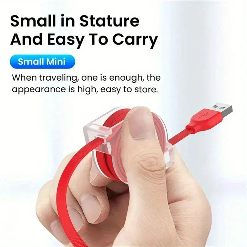 Danoz ChargeSmart - 3 - in - 1 Retractable Data USB Cable Fast Charging For iPhone Type - C Micro USB - Buy 1 Get 1 Free! - danozdirect
