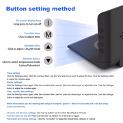 Danoz SmartCharge 3-in-1 Bedside Wireless Charging Station with Display Clock - danozdirect