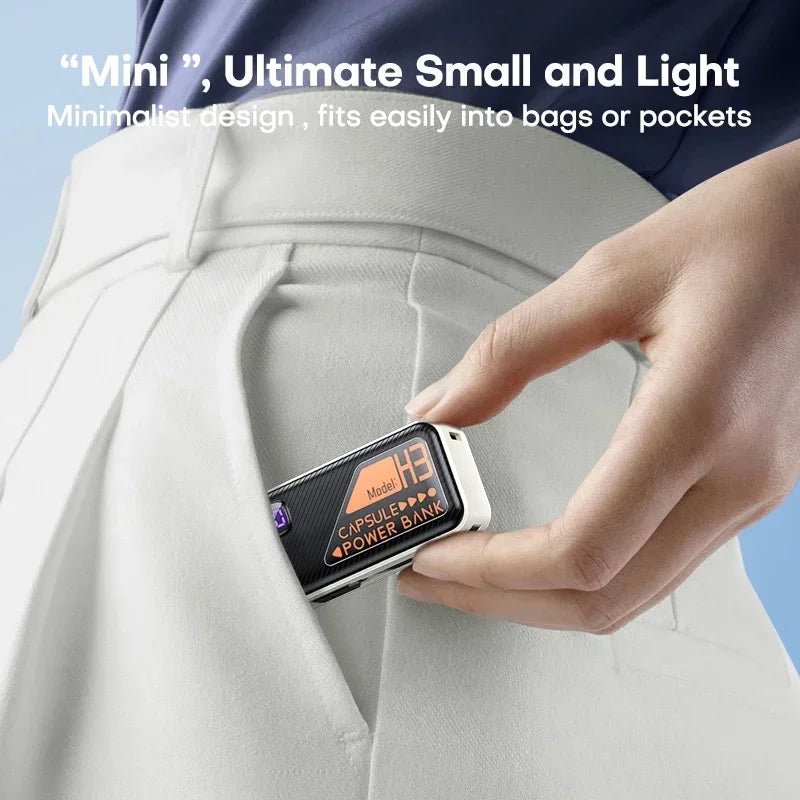 Danoz ChargeSmart - Compact powerhouse that fits in your pocket! This 5000mAh mini power bank delivers speedy 20W PD fast charging to keep your phone and other devices topped up on the go - danozdirect