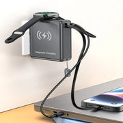 Danoz ChargeSmart - International 15000mAh Magnetic Wireless Charger Power Bank for Phones and devices Power bank with all international AC Plugs - danozdirect