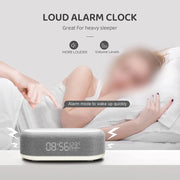 Danoz ChargeSmart Magsafe Fast Wireless Charger Alarm Clock Time LED Light and Thermometer - danozdirect