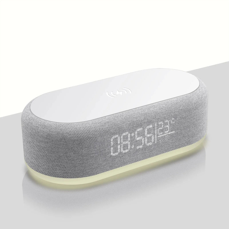 Danoz ChargeSmart Magsafe Fast Wireless Charger Alarm Clock Time LED Light and Thermometer - danozdirect