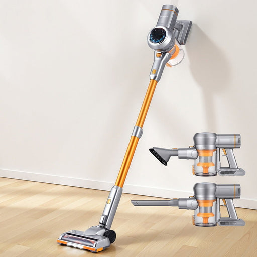 Danoz Cleaning - Devanti 300W Stick Vacuum Cleaner Cordless Self - Standing Golden - danozdirect