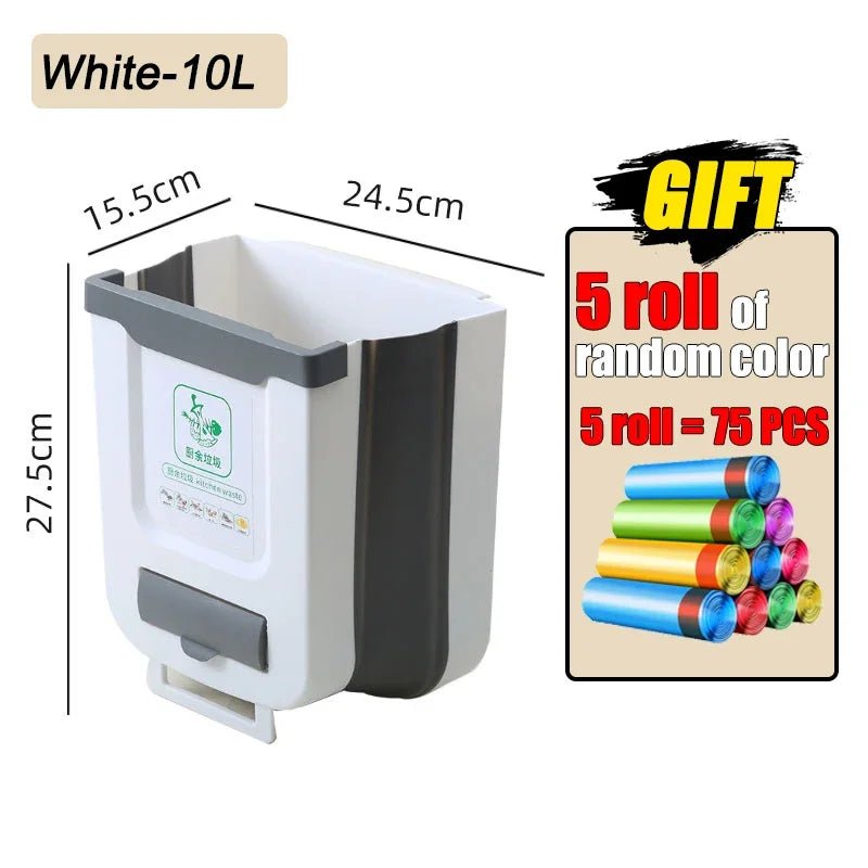Danoz Cleaning - Exclusive Collapsible Rubbish Bin! Available in 7L or 10L - Smart idea - danozdirect