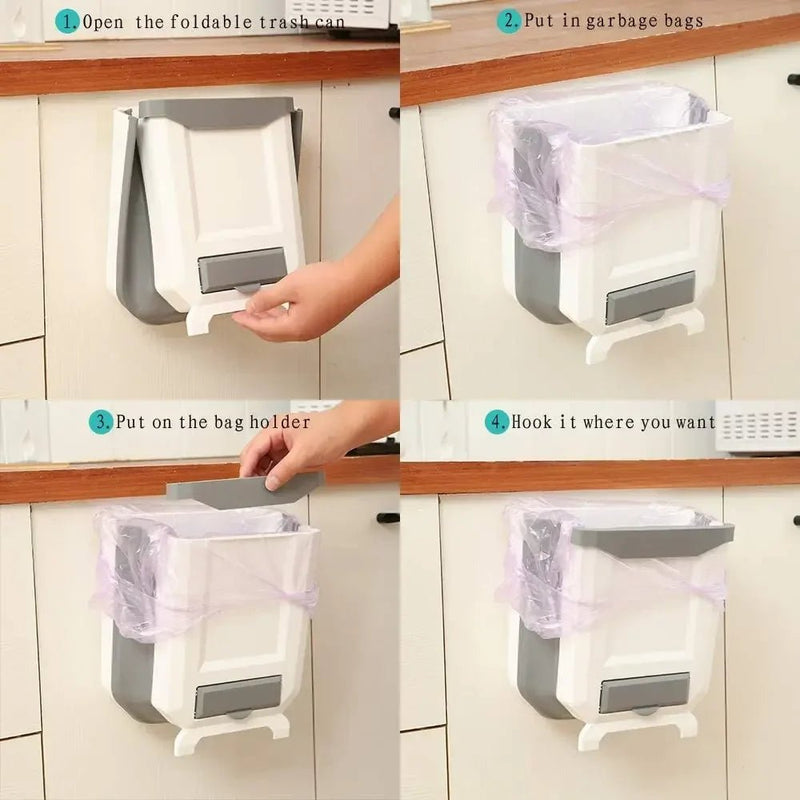 Danoz Cleaning - Exclusive Collapsible Rubbish Bin! Available in 7L or 10L - Smart idea - danozdirect