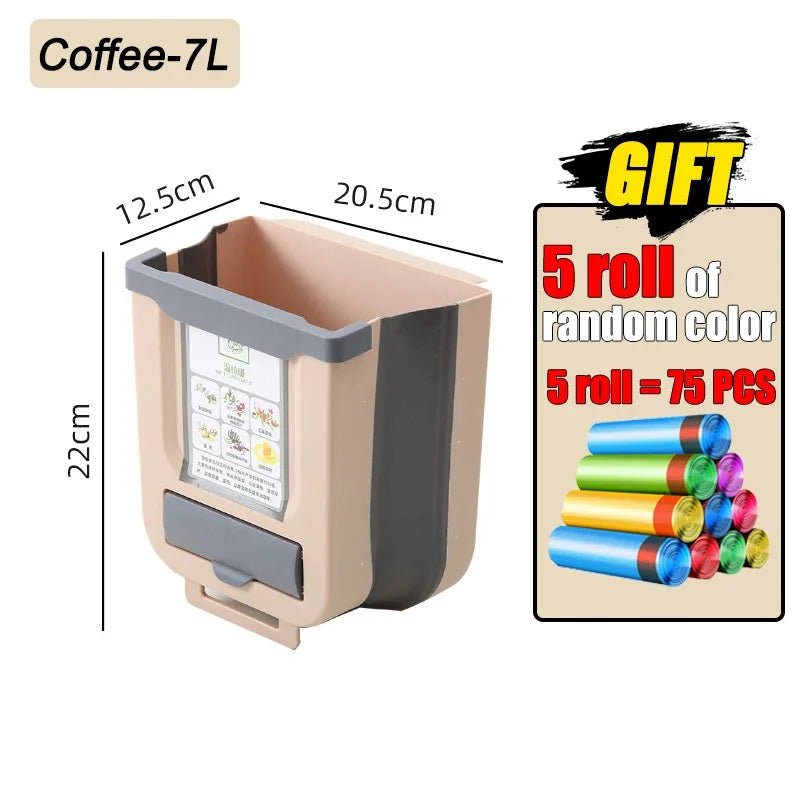 Danoz Cleaning - Exclusive Collapsible Rubbish Bin! Available in 7L or 10L - Smart idea - danozdirect