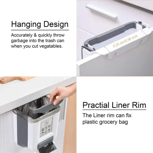 Danoz Cleaning - Exclusive Collapsible Rubbish Bin! Available in 7L or 10L - Smart idea - danozdirect