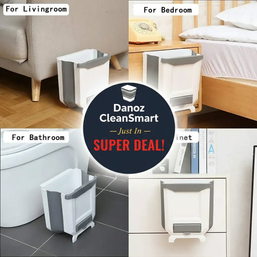 Danoz Cleaning - Exclusive Collapsible Rubbish Bin! Available in 7L or 10L - Smart idea - danozdirect