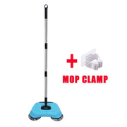 Danoz Cleaning - Hand Push Sweeper Stainless Steel Push Sweeping Mop Drop Pusher Chick Handle Household Cleaning Tools Floor - danozdirect