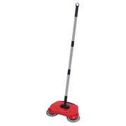Danoz Cleaning - Hand Push Sweeper Stainless Steel Push Sweeping Mop Drop Pusher Chick Handle Household Cleaning Tools Floor - danozdirect