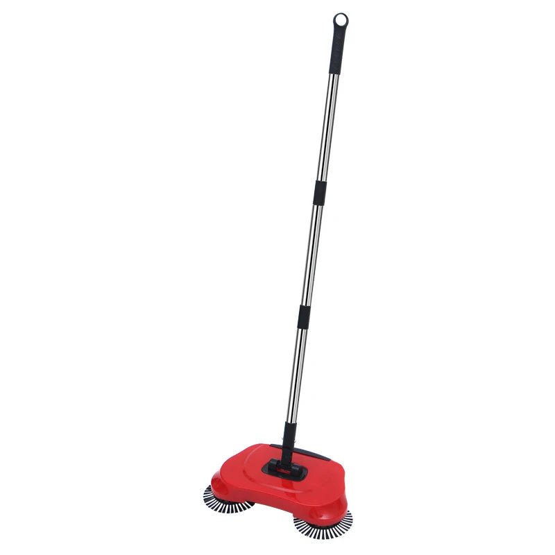 Danoz Cleaning - Hand Push Sweeper Stainless Steel Push Sweeping Mop Drop Pusher Chick Handle Household Cleaning Tools Floor - danozdirect