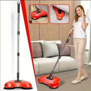 Danoz Cleaning - Hand Push Sweeper Stainless Steel Push Sweeping Mop Drop Pusher Chick Handle Household Cleaning Tools Floor - danozdirect