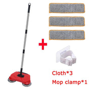 Danoz Cleaning - Hand Push Sweeper Stainless Steel Push Sweeping Mop Drop Pusher Chick Handle Household Cleaning Tools Floor - danozdirect