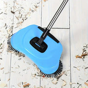 Danoz Cleaning - Hand Push Sweeper Stainless Steel Push Sweeping Mop Drop Pusher Chick Handle Household Cleaning Tools Floor - danozdirect