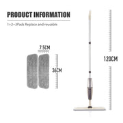 Danoz Cleaning 🧹 Spray Mops for Floor Home Cleaning Tool Brooms Household with Reusable Microfiber Pads Rotating Mop - danozdirect