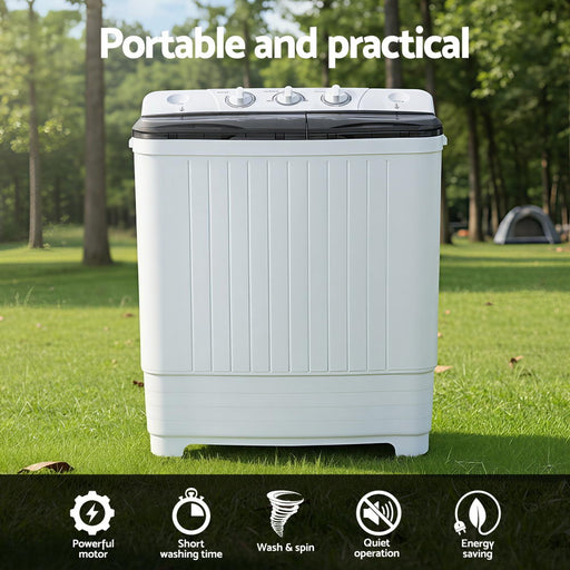 Danoz CleanSmart Devanti Portable Washing Machine Twin Tub 4.5KG - Super Deal! - danozdirect