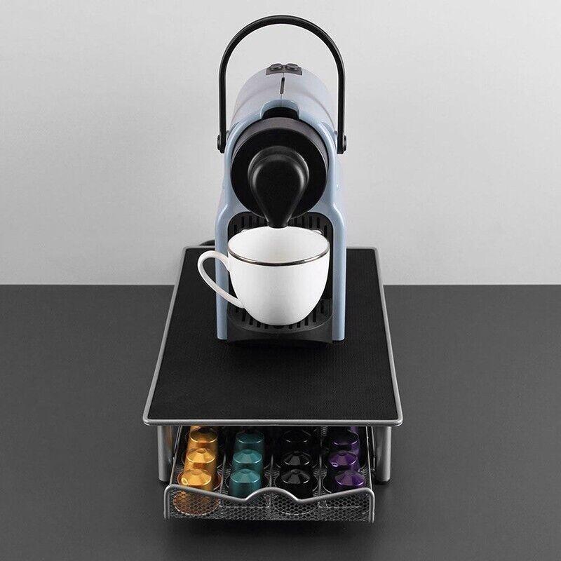 Danoz Coffee - Capsule Drawer Holder for 40 Nespresso Pods with Non - Slip Top Rack - danozdirect