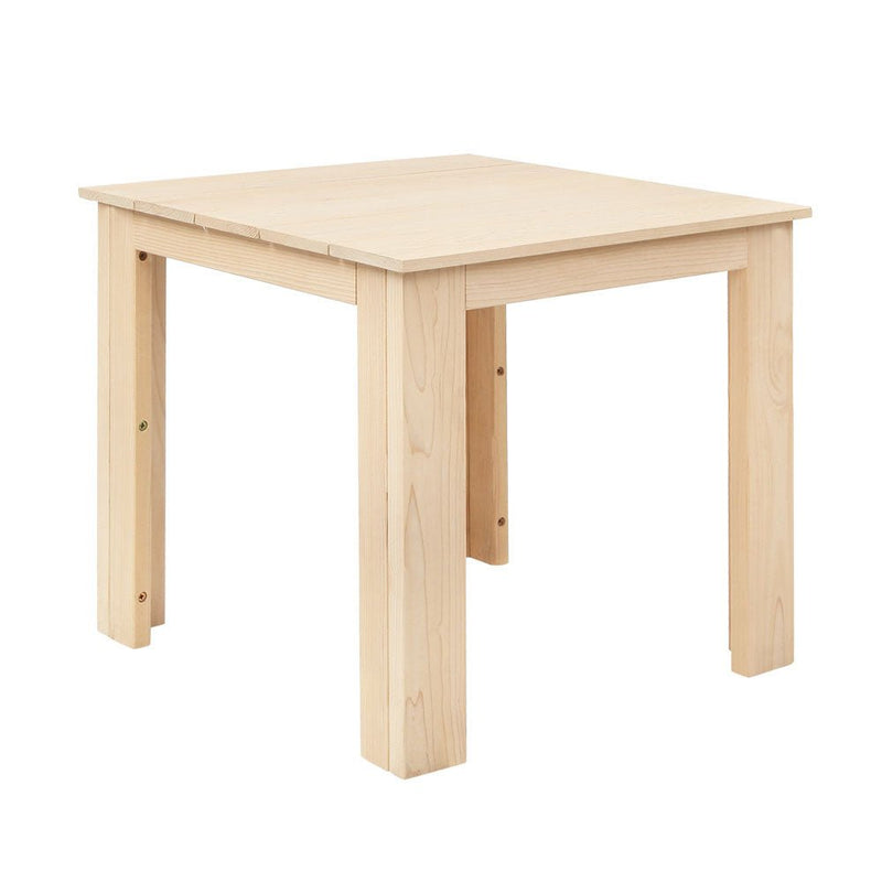 Danoz Coffee Side Table Wooden Desk Outdoor Furniture Camping Garden Natural - danozdirect