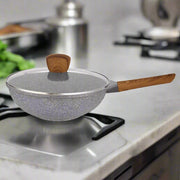 Danoz Cooking 🥘 Hello Kitchen Non - stick Marble Wok 28cm/32cm - 28cm - danozdirect