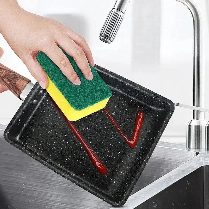 Danoz CookSmart - Omelet Mate - Non - Stick Omelets Pan Tamagoyaki Wok Japanese Egg Pan Skillet Rectangle Tamago Pan Small Egg Frying Pan with Cooking Tools - danozdirect