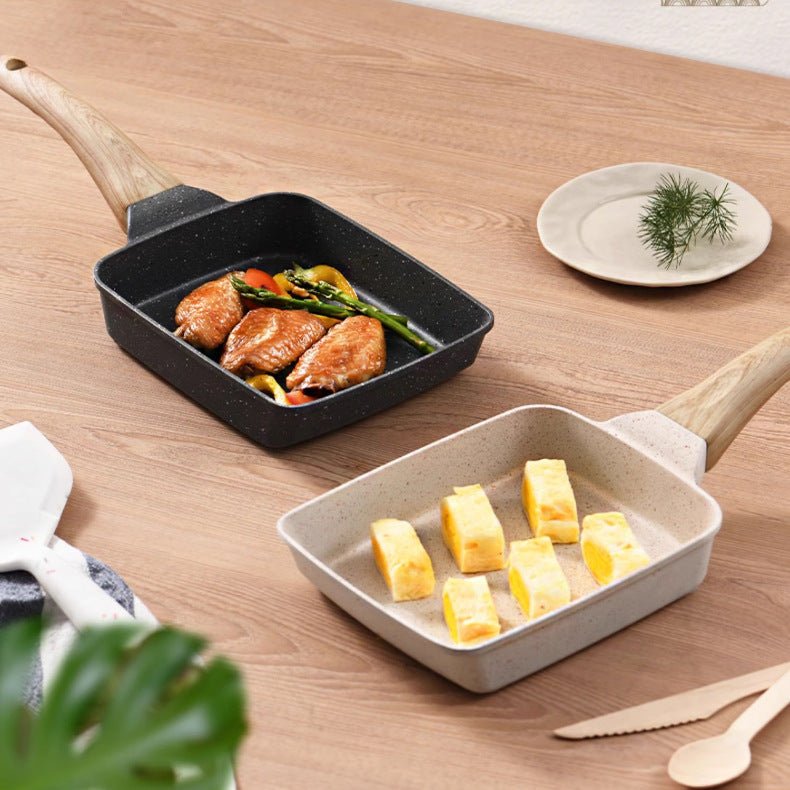 Danoz CookSmart, Perfect Omelet Rectangular Non - Stick Frying Pan 19×14×4cm - , Induction & Gas Compatible - danozdirect
