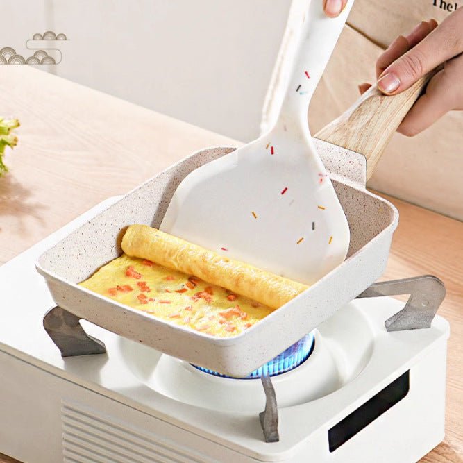 Danoz CookSmart, Perfect Omelet Rectangular Non - Stick Frying Pan 19×14×4cm - , Induction & Gas Compatible - danozdirect