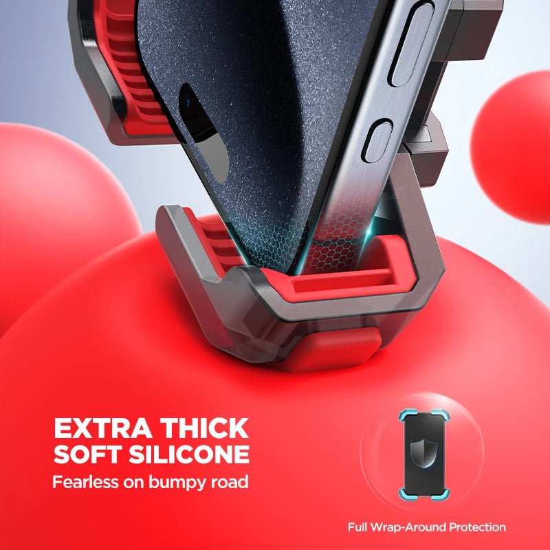 Danoz Cycles 🚴 Joyroom Bike Phone Mount Motorcycle Phone Holder Cell Holder Bicycle Scooter Handlebar Cradle Clip for iPhone - danozdirect