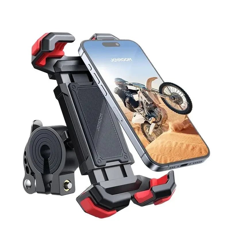 Danoz Cycles 🚴 Joyroom Bike Phone Mount Motorcycle Phone Holder Cell Holder Bicycle Scooter Handlebar Cradle Clip for iPhone - danozdirect