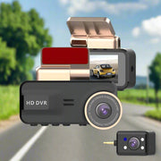 Danoz Direct - 1080p Hd Night Vision Wifi Driving Recorder with In - car Camera - 3.16 Inch - danozdirect