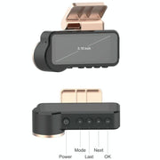 Danoz Direct - 1080p Hd Night Vision Wifi Driving Recorder with In - car Camera - 3.16 Inch - danozdirect