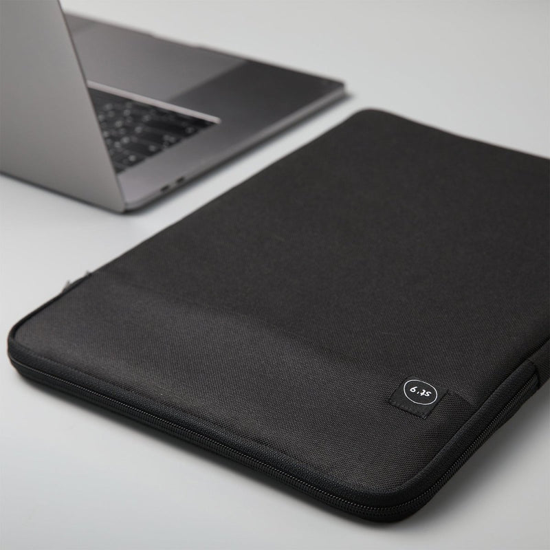 Danoz Direct - 13 inch Laptop Sleeve Padded Travel Carry Case Bag M size LUKE BLACK - danozdirect