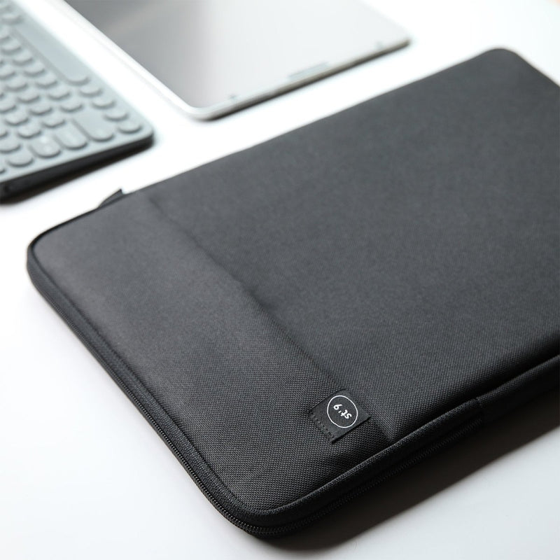 Danoz Direct - 13 inch Laptop Sleeve Padded Travel Carry Case Bag M size LUKE BLACK - danozdirect