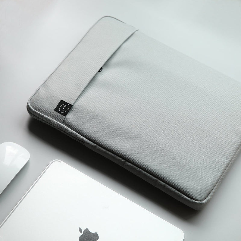 Danoz Direct - 15 inch Laptop Sleeve Padded Travel Carry Case Bag L size LUKE GREY - danozdirect