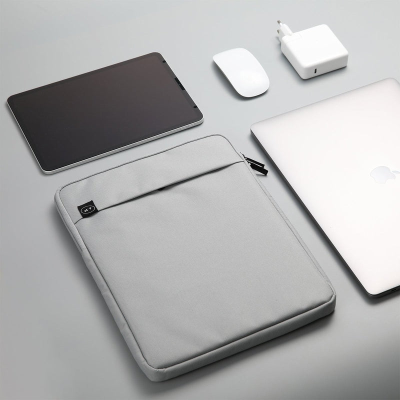 Danoz Direct - 15 inch Laptop Sleeve Padded Travel Carry Case Bag L size LUKE GREY - danozdirect