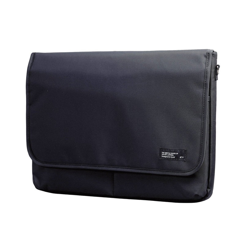 Danoz Direct - 15.6/16 inch Laptop Sleeve Padded Shoulder Bag Travel Carry Case LATO BLACK - danozdirect