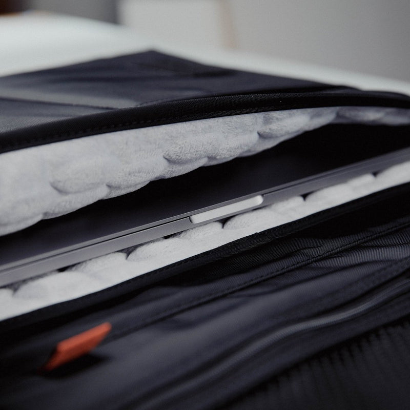 Danoz Direct - 15.6/16 inch Laptop Sleeve Padded Shoulder Bag Travel Carry Case LATO BLACK - danozdirect