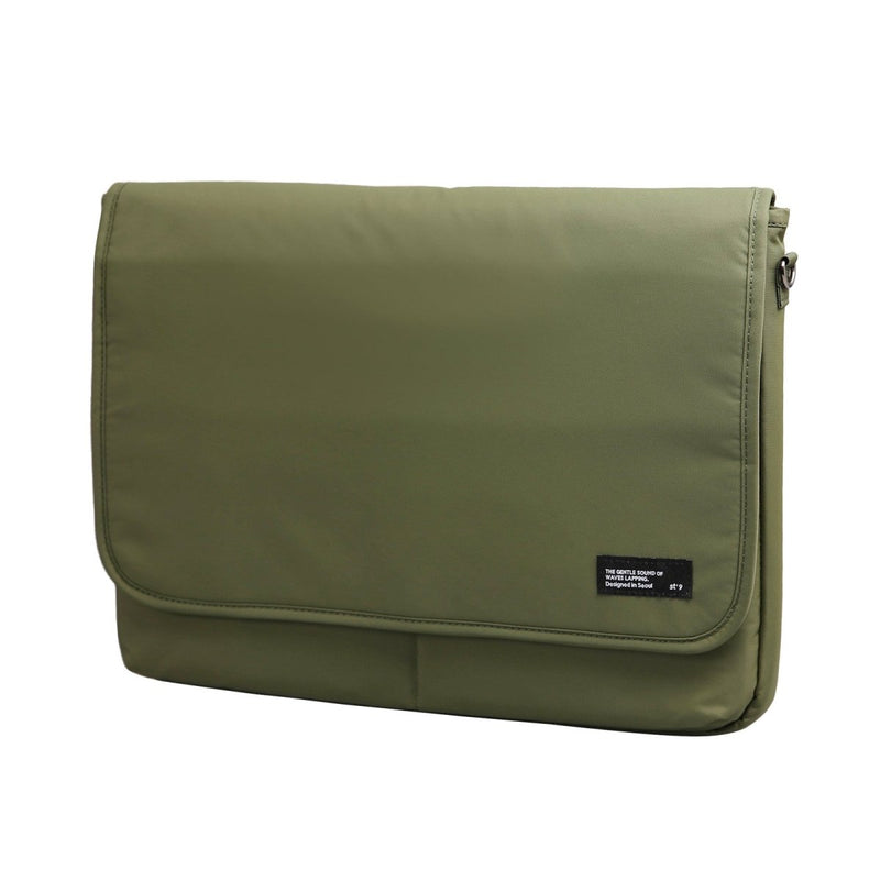 Danoz Direct - 15.6/16 inch Laptop Sleeve Padded Shoulder Bag Travel Carry Case LATO KHAKI - danozdirect