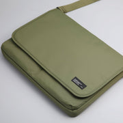 Danoz Direct - 15.6/16 inch Laptop Sleeve Padded Shoulder Bag Travel Carry Case LATO KHAKI - danozdirect