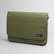 Danoz Direct - 15.6/16 inch Laptop Sleeve Padded Shoulder Bag Travel Carry Case LATO KHAKI - danozdirect
