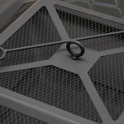 Danoz Direct - 18" Square Metal Fire Pit Outdoor Heater - danozdirect