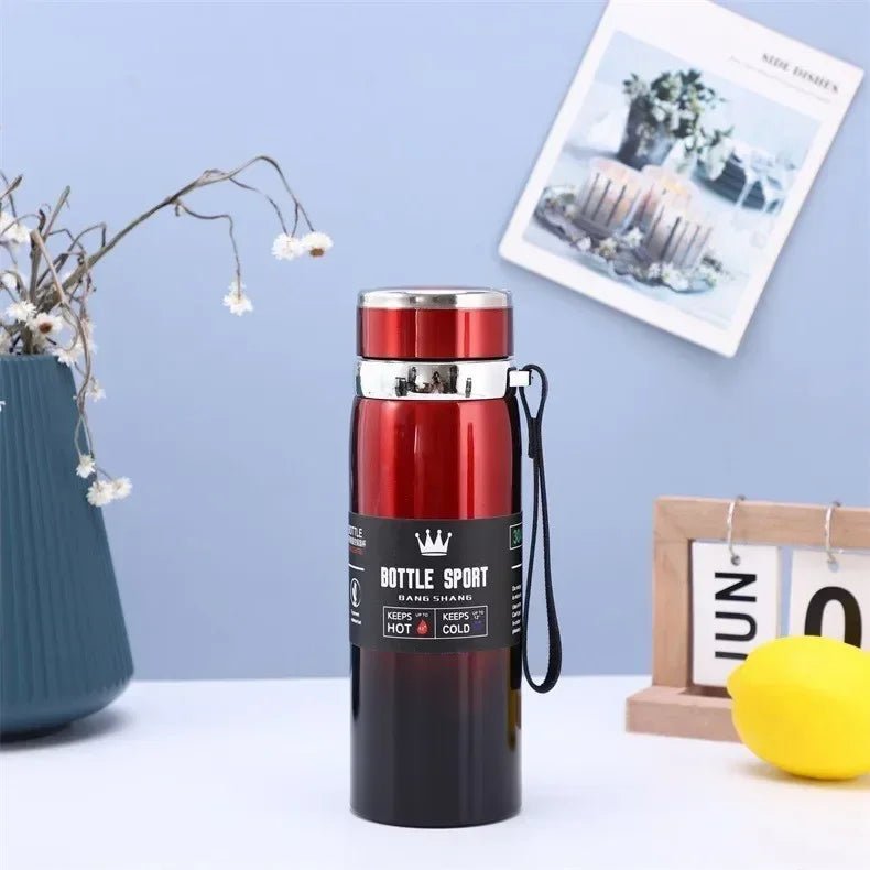 Danoz Direct - 1L Thermal Water Bottle Keep Cold and Hot Water Bottle Thermos for Water Tea Coffee Vacuum Flasks Stainless Steel Thermos Bottle - danozdirect
