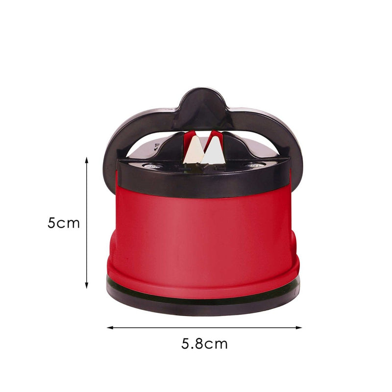 Danoz Direct - 2 x Kitchen Knife Sharpener Suction Grip Knives Blades Scissors Sharpening Tools - Inc. Delivery - danozdirect