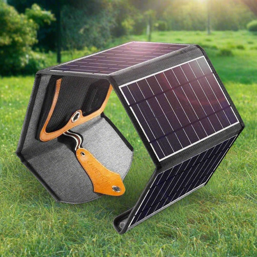 Danoz Direct - 22W Portable Waterproof Foldable Solar Panel Charger (Dual USB Ports) - danozdirect